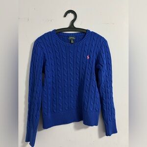 Polo Ralph Lauren Sweater (KIDS BUT CAN FIT A WOMEN WHOS A SMALL OR A MEDIUM)